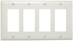 LEGRAND Pass Seymour TP264WCC10 4 Gang Decorator Wall Plate