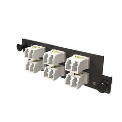 ORTRONICS Ortronics HDFP-LCD12YC-B Hybrid Lc Duplex Adapter Panel