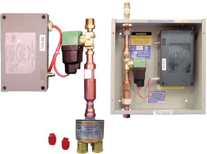 PRECISION PLUMBING PRODUCTS Precision Plumbing Products MPB-500-12V Mini-Prime Battery Operated Trap Primer 12V (1/2 in, 1-4 drains)