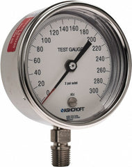 ASHCROFT Ashcroft 92914 Pressure Gauge 0-200 Psi 3in Npt Lower Mount
