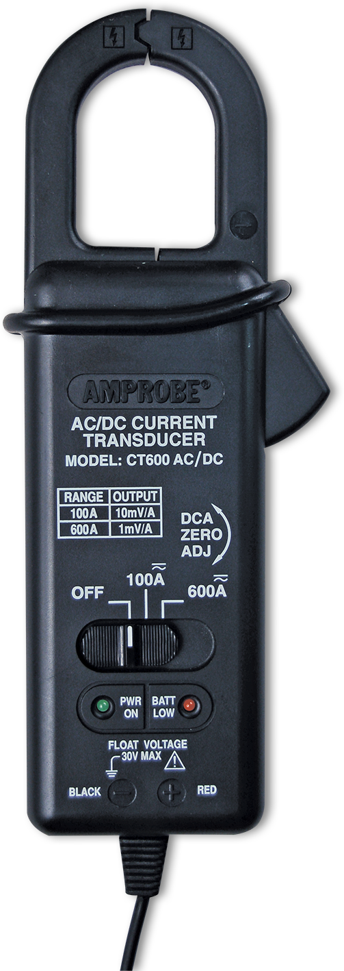 AMPROBE Amprobe CT-600 AC/DC Clamp-On Transducer 600 A (100/600 A ranges) CT235A