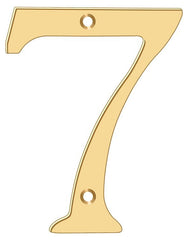 DELTANA Deltana RN6-7 Solid Brass House Number 6 Brass