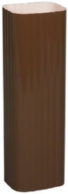 AMERIMAX Amerimax 2401019120 Aluminum Downspout 2x3 Brown 10-pack