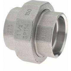 MERIT BRASS Merit Brass SWM687-24 Pipe Union 1-1/2 in 316 Ss 150 Psi