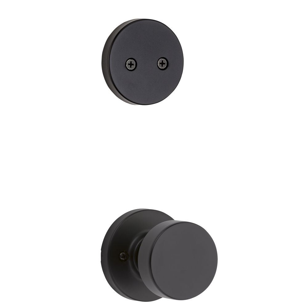 KWIKSET Kwikset 973PSKRDT-514 Pismo Dummy Knob Trim Matte Black