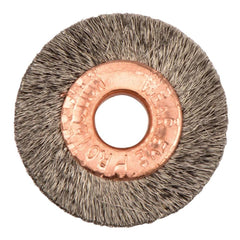 WEILER Weiler 16461 Wheel Brush 1 in Crimped Stainless Steel