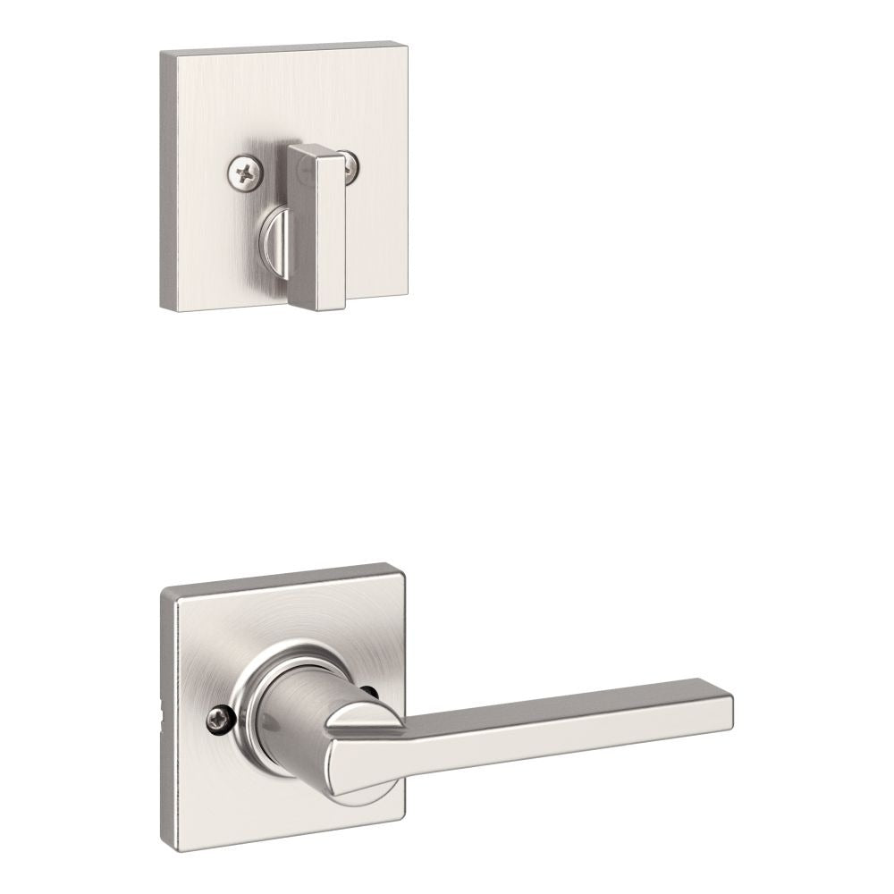 KWIKSET Kwikset 971CSLSQT-15 Casey Lever Trim Square Rose Satin Nickel