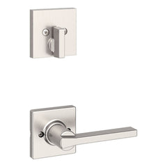 KWIKSET Kwikset 971CSLSQT-15 Casey Lever Trim Square Rose Satin Nickel