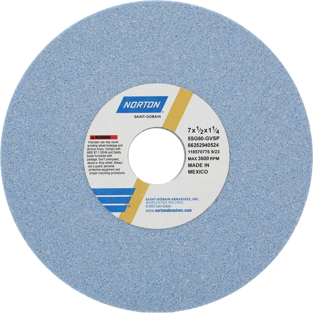 NORTON Norton 66252940524 Surface Grinding Wheel 60 Grit 7 in