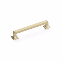 SCHAUB Schaub 523-SSB Cabinet Pull 5 in Center to Center Satin Brass