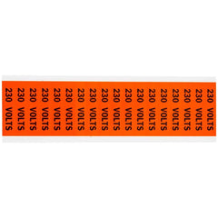 BRADY Brady 44308 Conduit and Voltage Label 230V (2.25 x 0.5 in / 18 per card)