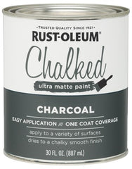 RUST-OLEUM Rust-oleum 285144 Chalked Paint Charcoal Ultra Matte 30 Oz
