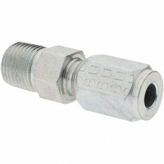 PARKER Parker PT-00099 Bite-type Male Connector 1/8 Nptf 3/16 Od