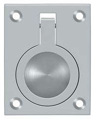 DELTANA Deltana FRP25U26D Flush Ring Pull Satin Chrome