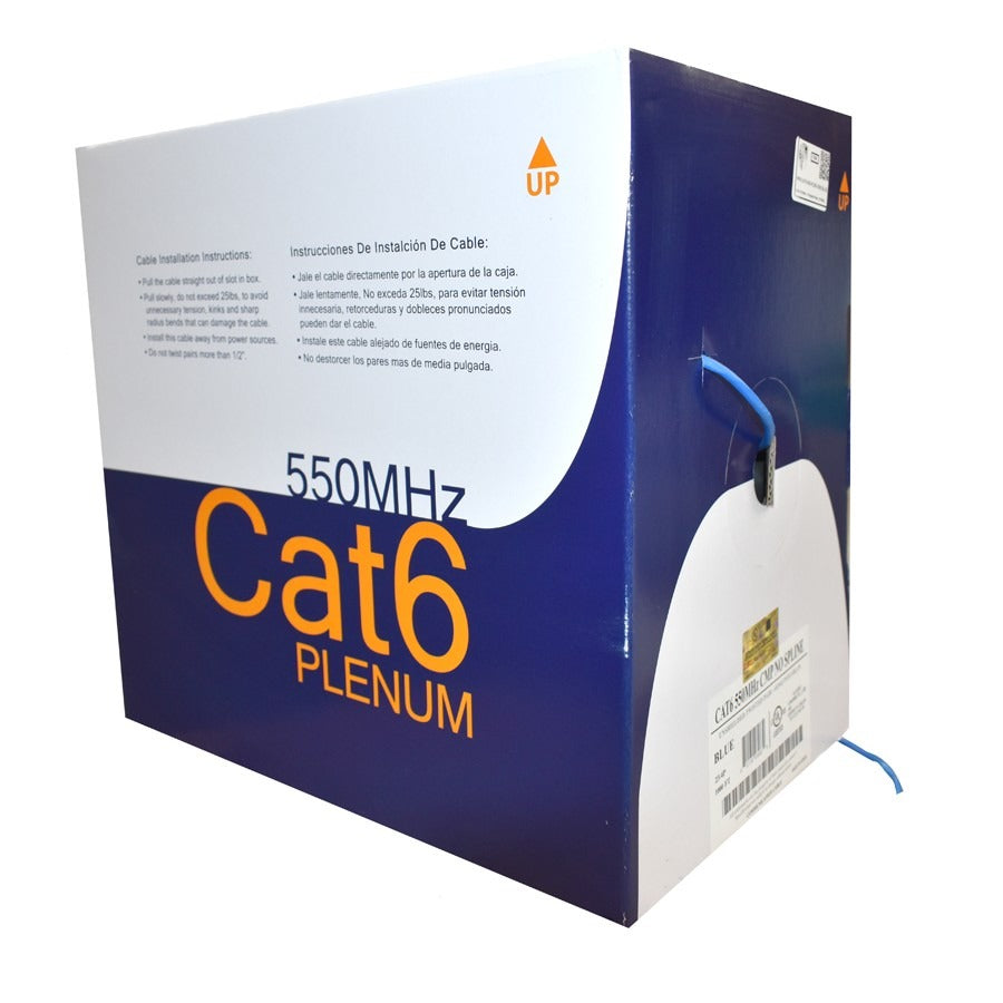 WAVENET Wavenet CAT6-550-PLEN-1000 Cat6 plenum cable 550 MHz (1000 ft) 146864