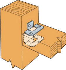 SIMPSON STRONG-TIE Simpson Strong Tie RTRZ 2X Rigid Tie Connector