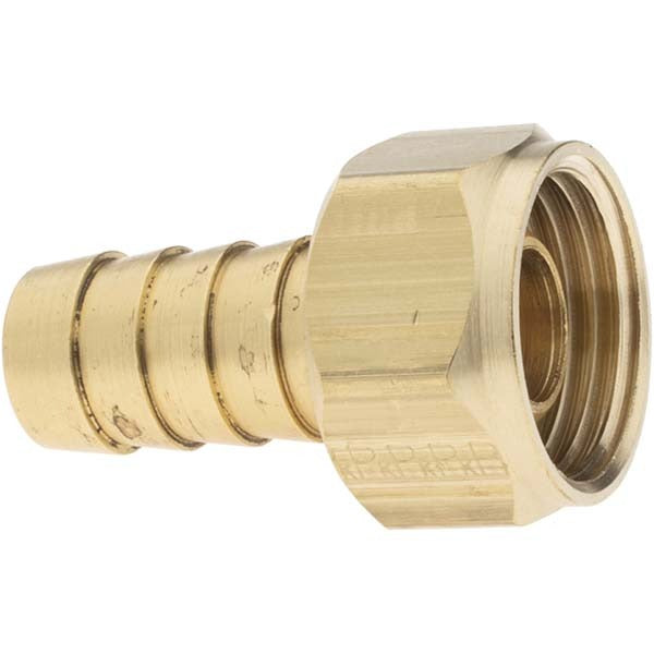 PARKER Parker 701004 Barbed Hose Fitting 1/2 in Brass Connector