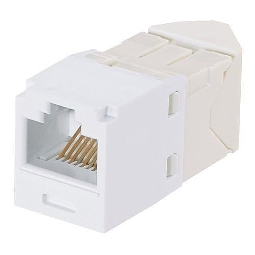 PANDUIT Panduit CJLR688TGWH Cat6 45 Degree Keystone Jack
