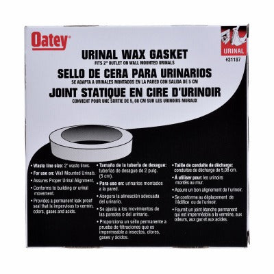 OATEY Oatey Company 31187 Urinal Wax Ring 1.5 to 2 Inches