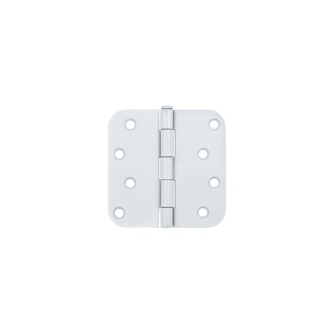 DELTANA Deltana S44R5USPW Radius Corner Door Hinge White