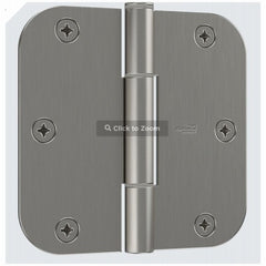NATIONAL HARDWARE National Mfg N830-449 3.5 in Satin Nickel Door Hinge 3 Pack