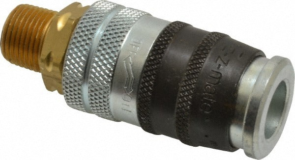 PARKER Parker EZ-371-6MP Male Npt Pneumatic Hose Coupler 3/8 in