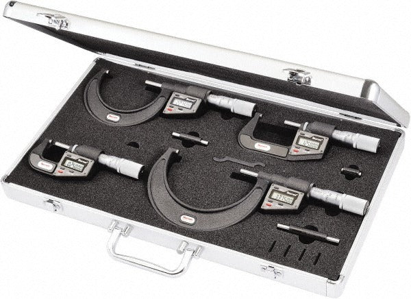 STARRETT Starrett S3732BXFLZ Electronic Outside Micrometer Set