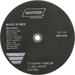 NORTON Norton 66253122826 Cut-off Wheel 10 in Steel