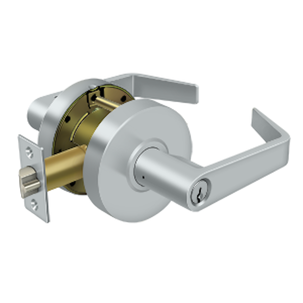 DELTANA Deltana CL504EVC-26D Storeroom Lockset Grade 2 Satin Chrome