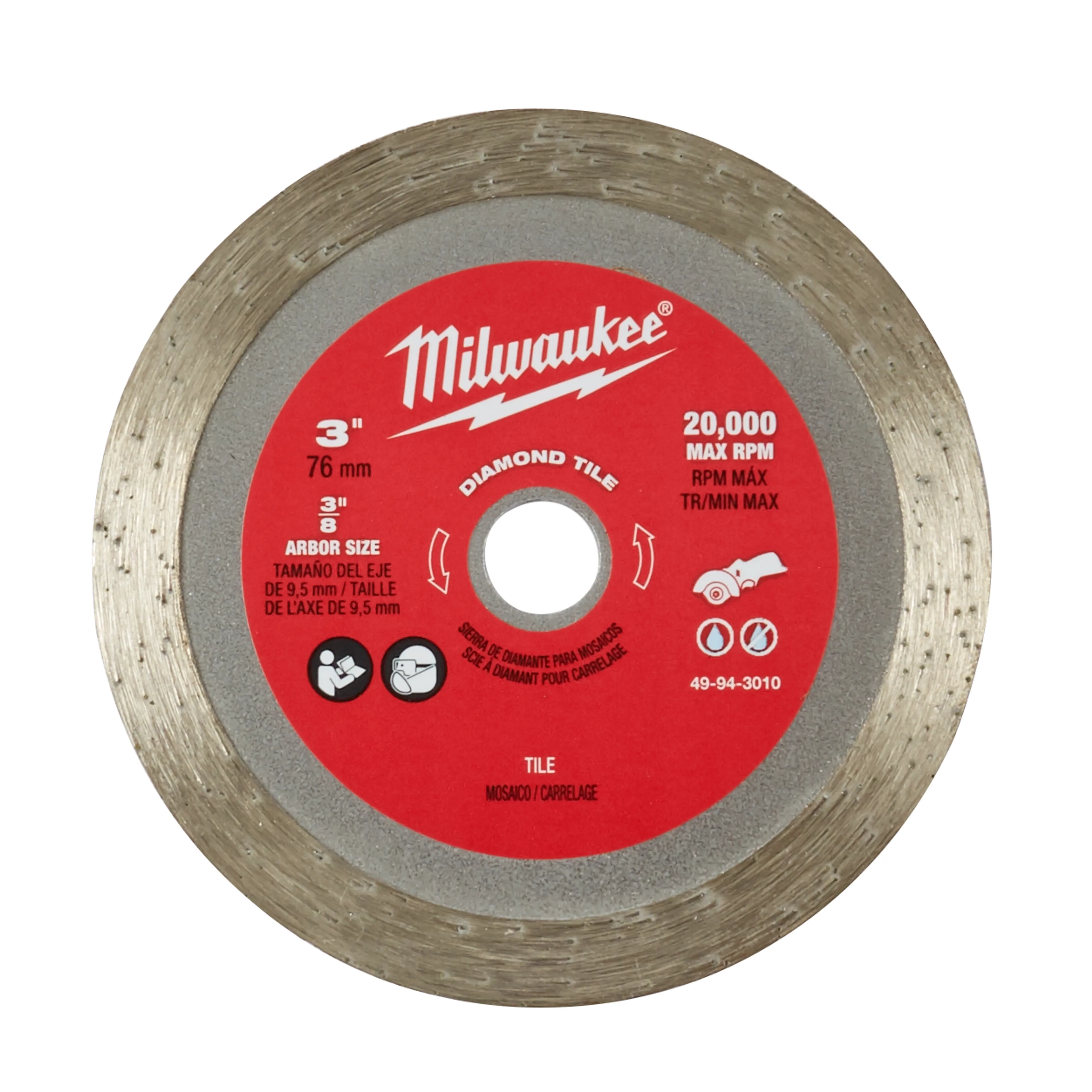 MILWAUKEE Milwaukee 49-94-3010 3 In. Tile Blade