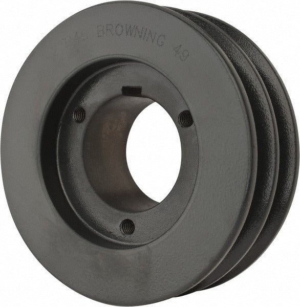 BROWNING Browning 1001551 2 Groove Qd V Belt Sheave 4.95 in Od