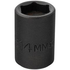 PROTO Proto J7214MHF Impact Socket 3/8 in Drive 14mm 6-pt