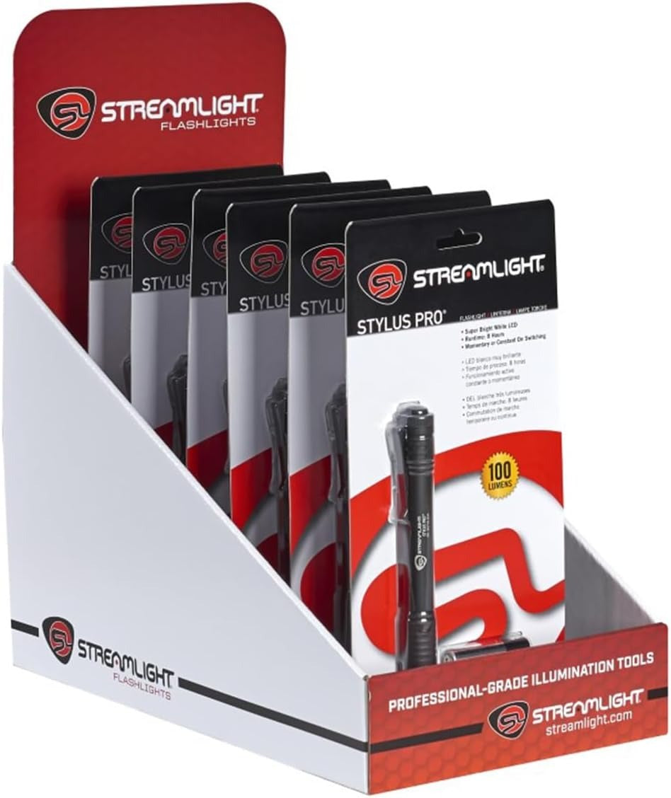 STREAMLIGHT Streamlight 99503 Stylus Pro Retail Display 1x6