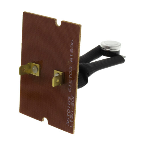 WHITE-RODGERS White-Rodgers 3L09-4 Board Mount Limit Switch 1/2 Bimetal Disc Opens 150F Closes 130F Length 3.12 Inches