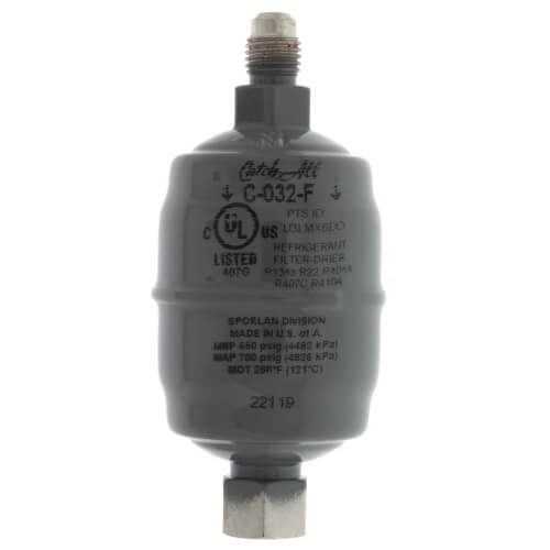 SPORLAN Sporlan 400016 Catch-All Liquid Line Filter-Drier 1/4 Inch Flare