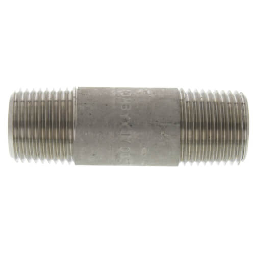 MERIT BRASS Merit Brass 4008-250 Pipe Nipple 1/2 x 2-1/2 National Pipe Taper Thread Male