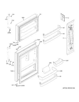 GENERAL ELECTRIC WR71X31485 GENERAL EQUIPMENT HARDWARE