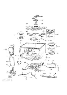 GENERAL ELECTRIC WD12X30914 GAS VALVE ASSEMBLIES