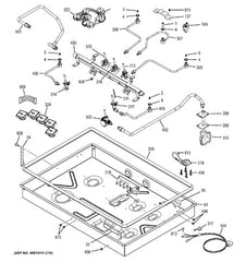 GENERAL ELECTRIC WB28T10260 BURNER ASSEMBLIES