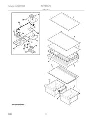 ELECTROLUX 5304528862 WALL BRACKETS & PARTS