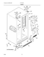 ELECTROLUX 241946715 HINGES, LATCHES, MOUNTING BRACKETS, CLIPS