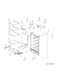 GENERAL ELECTRIC WR14X38388 AIR CLEANER REPLACEMENT PARTS