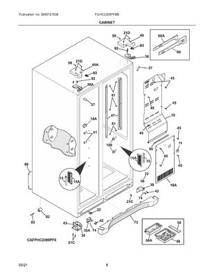 ELECTROLUX 242285301 MOTOR WIRING HARNESSES