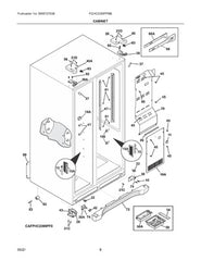 ELECTROLUX 242285301 MOTOR WIRING HARNESSES
