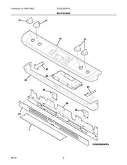 ELECTROLUX 807527002 DISPLAY CONTROL BOARDS