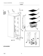 ELECTROLUX 5304521544 HINGES, LATCHES, MOUNTING BRACKETS, CLIPS