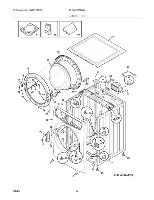 ELECTROLUX 5304535740 AIR CLEANER REPLACEMENT PARTS