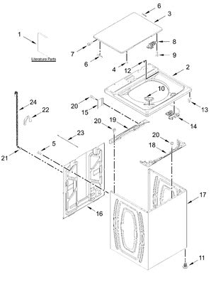 WHIRLPOOL WP90016 AIR CLEANER REPLACEMENT PARTS