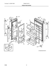 ELECTROLUX 5304536614 WALL BRACKETS & PARTS