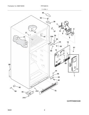 ELECTROLUX 5304530225 AIR CLEANER REPLACEMENT PARTS